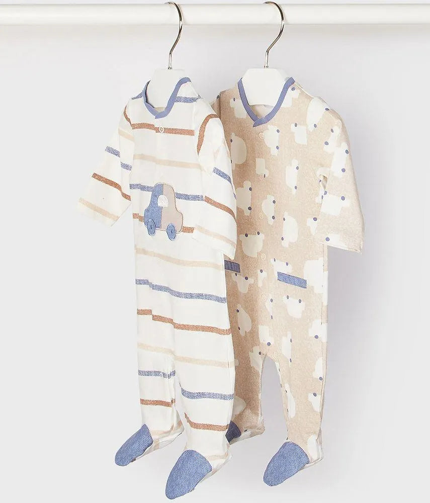 Set 2 Pajacyki Długie - Piaskowy