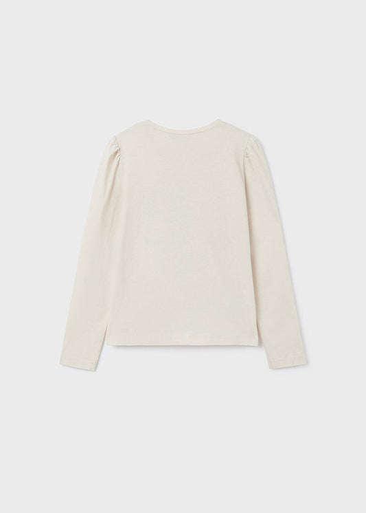 Koszulka Dlugi Rekaw Dziewczynki - Rozowy