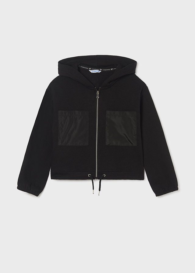 Bluza Z Dzianiny Drapanej - Czarny