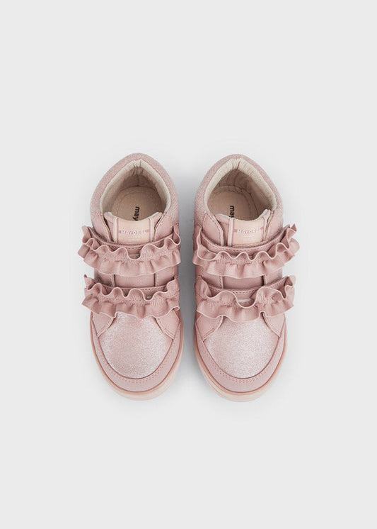 Buty Peplum - Rozowy