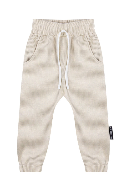 SPODNIE DRESOWE WAFEL BAGGY - GOTS