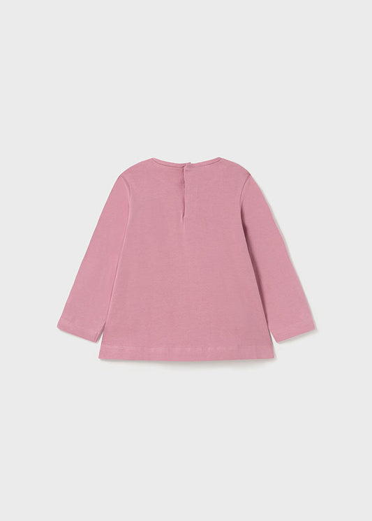 Koszulka długi rękaw - Pąsowy