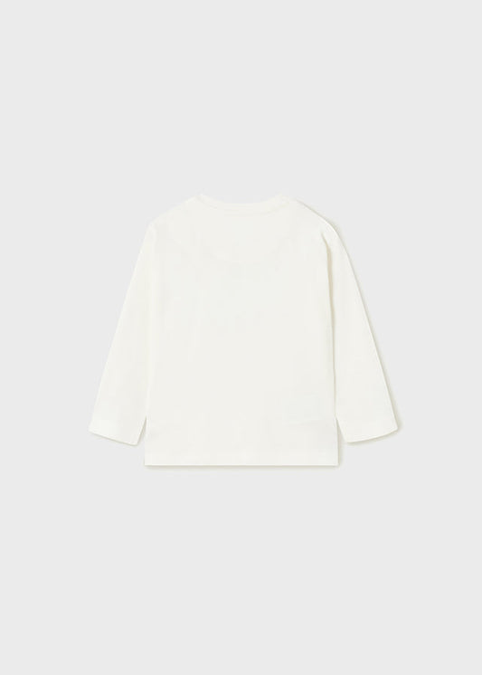 Koszulka długi rękaw - Śmietanka