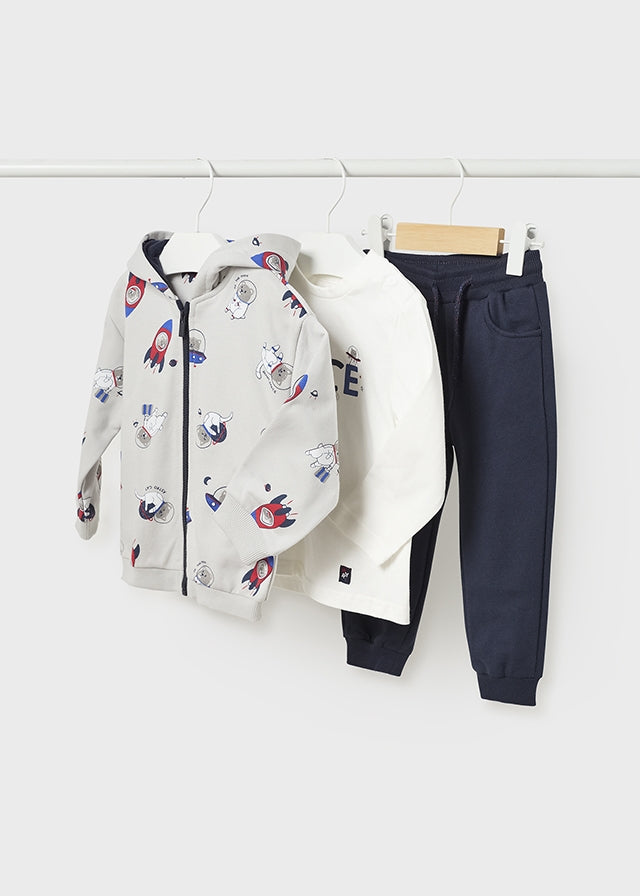 Dres z koszulką we wzory - Kwarc