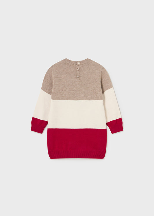 Sukienka trykot - Czerwony