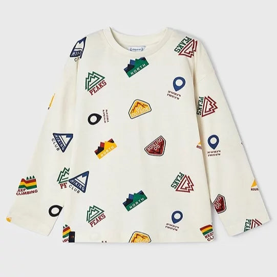 Koszulka Długi Rękaw `All Over Print` - Lodowiec