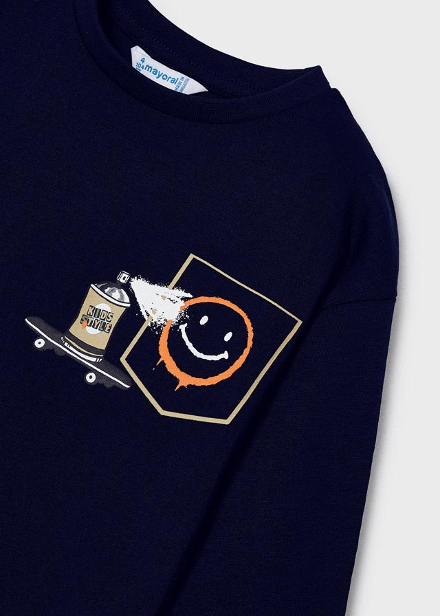 Zestaw koszulek długi rękaw "urban" - Noc