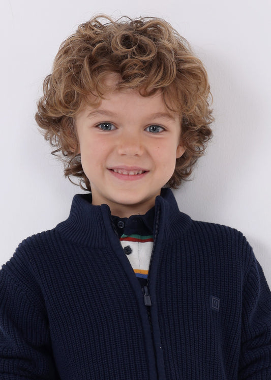 Trykotowa bluza bez kaptura - Noc