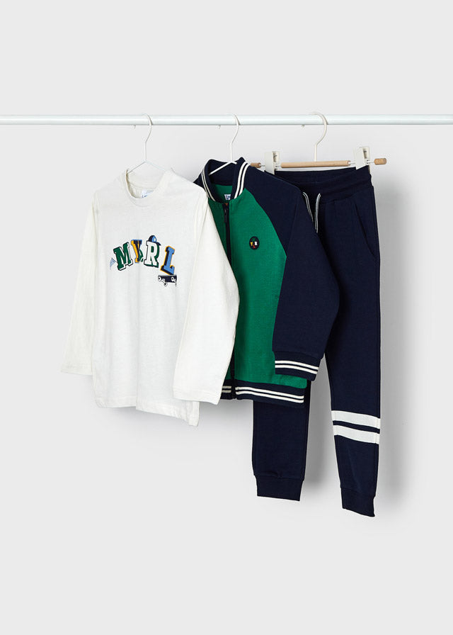 Dres w stylu baseball - Leśny