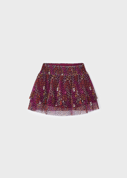 Spódnica z tiulem we wzory - Jeżyna