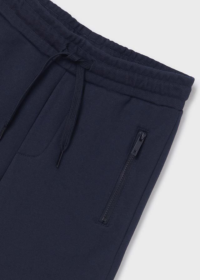 Spodnie dzianinowe serża - Granatowy