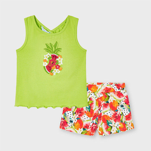 Kompl.szorty ananas haft