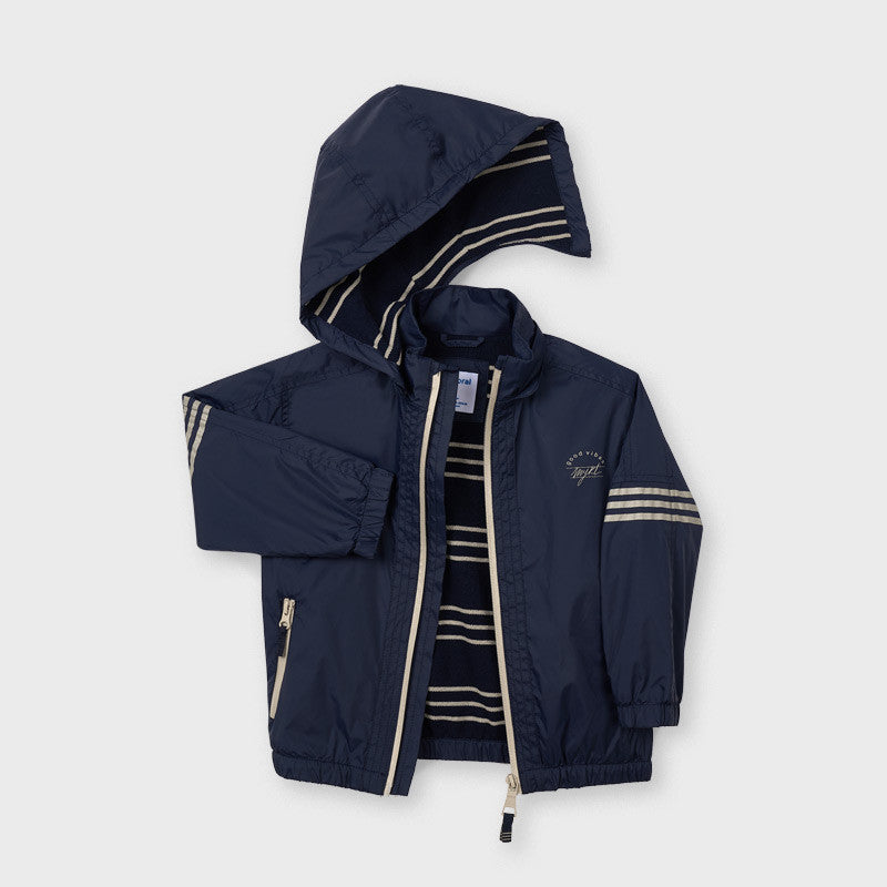 Kurtka przeciwwiatrowa pasy