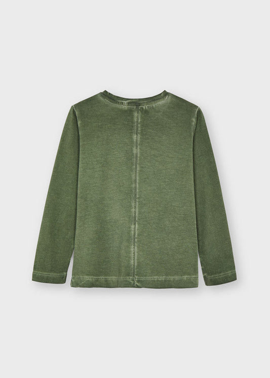 Koszulka długi rękaw acid wash