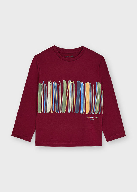 Koszulka długi rękaw print