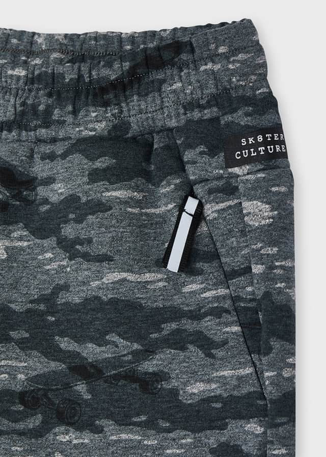 Spodnie dzianina nadruk