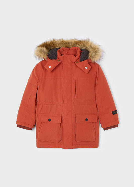 Parka kaptur de pelo