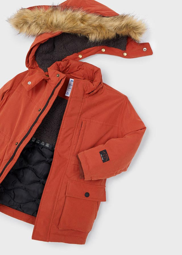 Parka kaptur de pelo