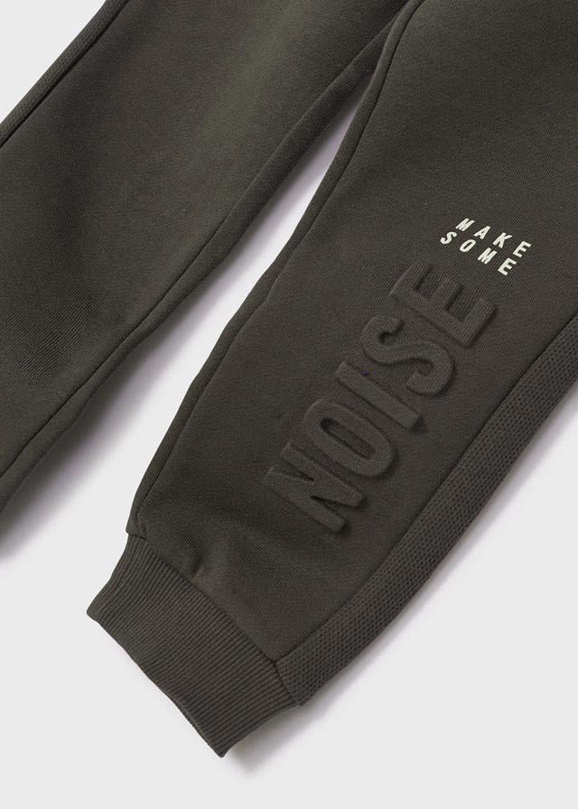 Spodnie ze strukturą embossed