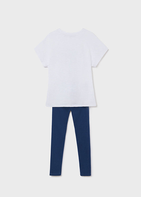 Kompl.leginsy dzian.denim