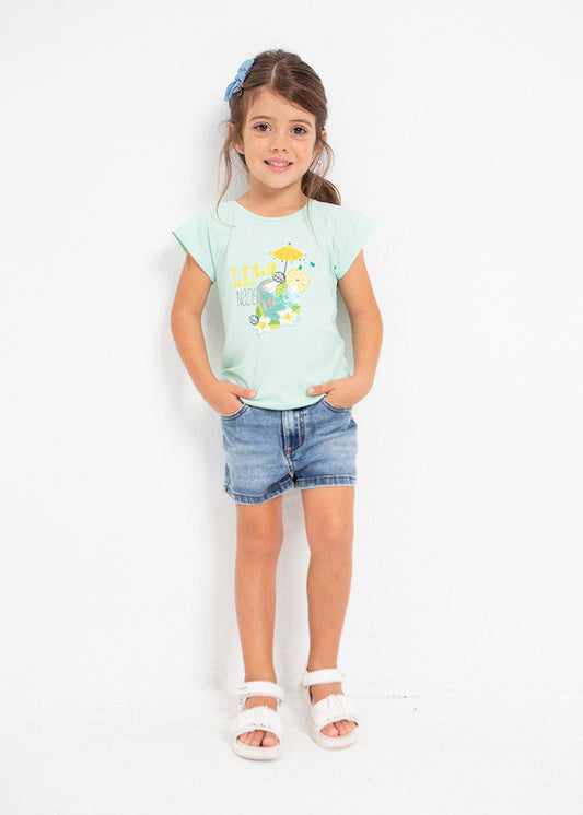 Koszulka krótki rękaw aplikacje