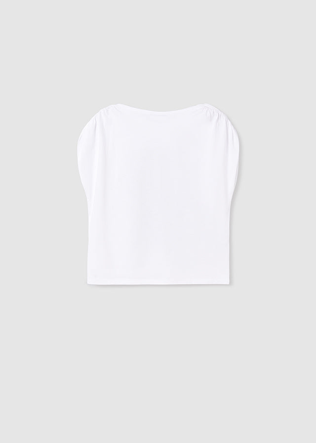Koszulka krótki rękaw grafika - kolor White Mint