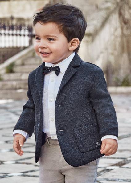 Marynarka Wizytowa Comfort - Granatowy