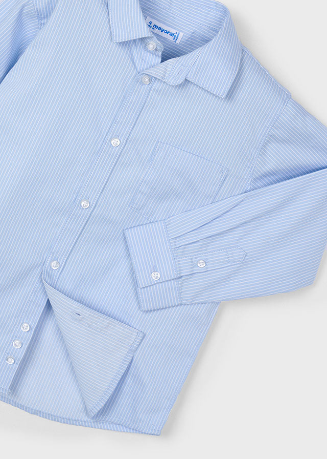 Koszula długi rękaw basic - Clear sky