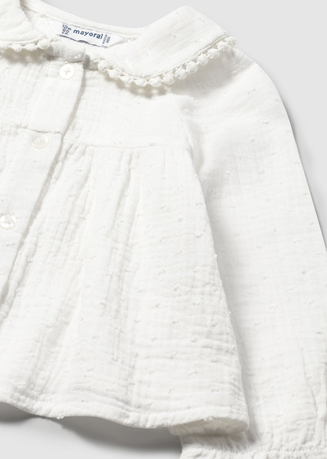 Bluzka plumeti - Śmietanka