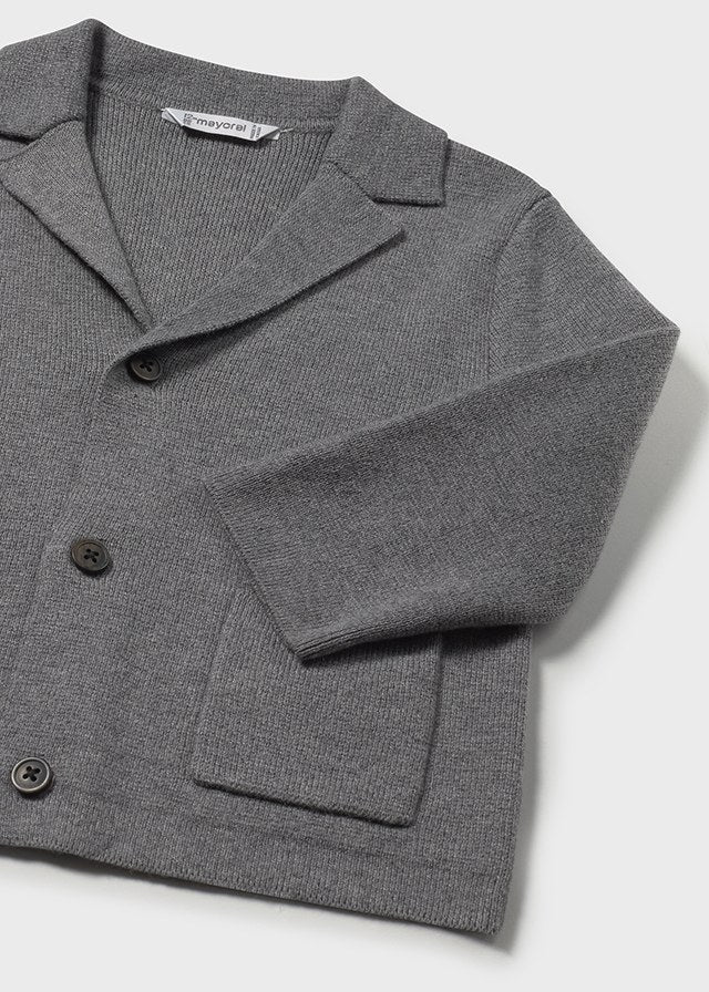 Marynarka trykot - Grafitowy