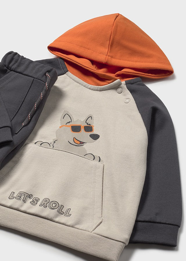 Dres łączony 2 p. spodni - Dynia