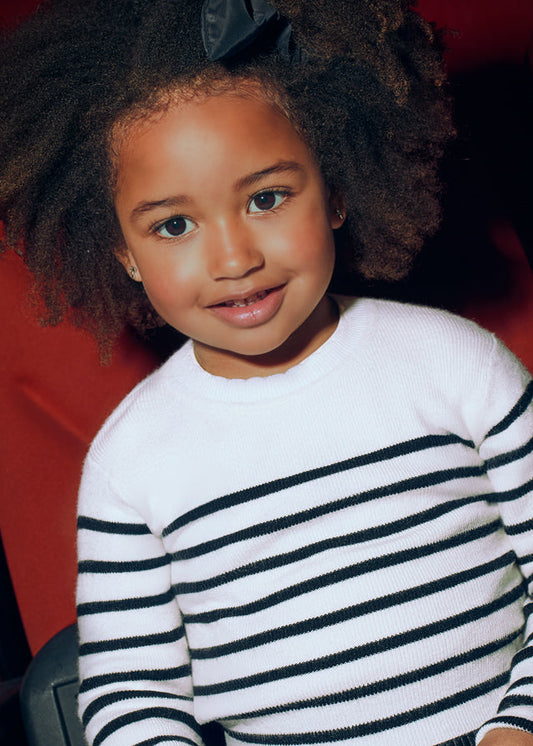 Top trykotowy w paski - Macchiato