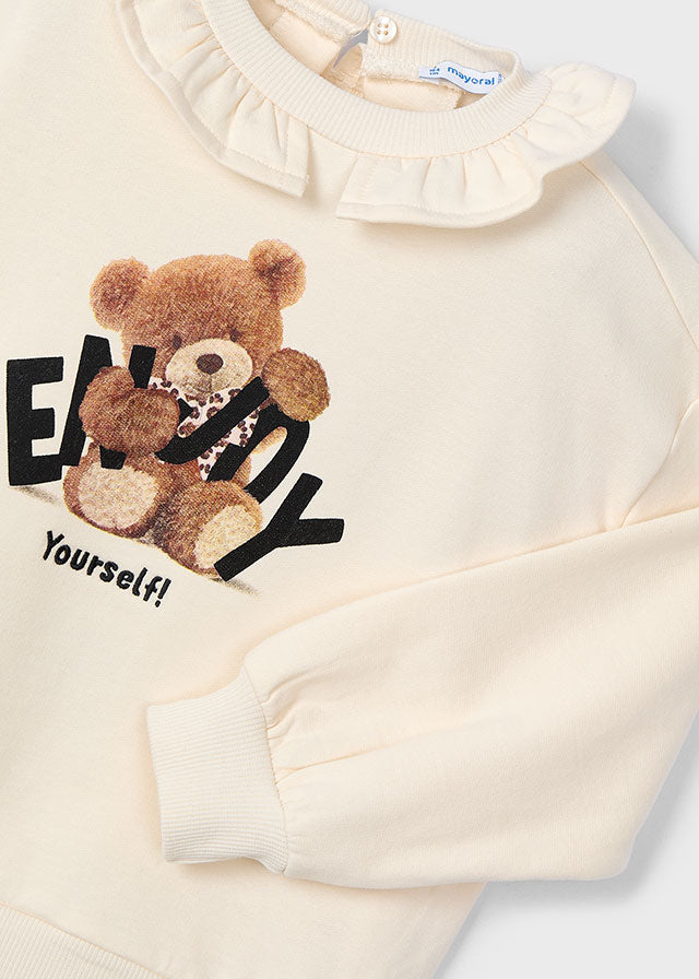 Bluza z falbanką przy szyi - Macchiato