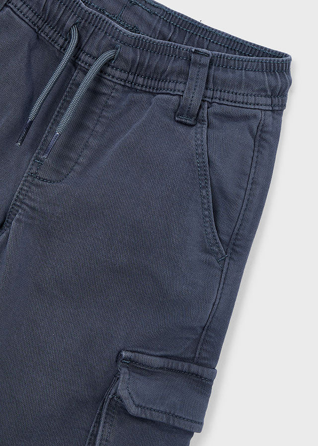 Spodnie cargo soft - Marynarski