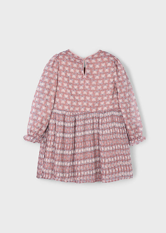 Sukienka plisowana wzory - Make-up