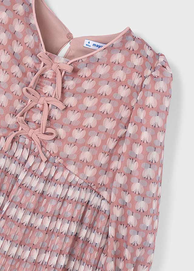 Sukienka plisowana wzory - Make-up