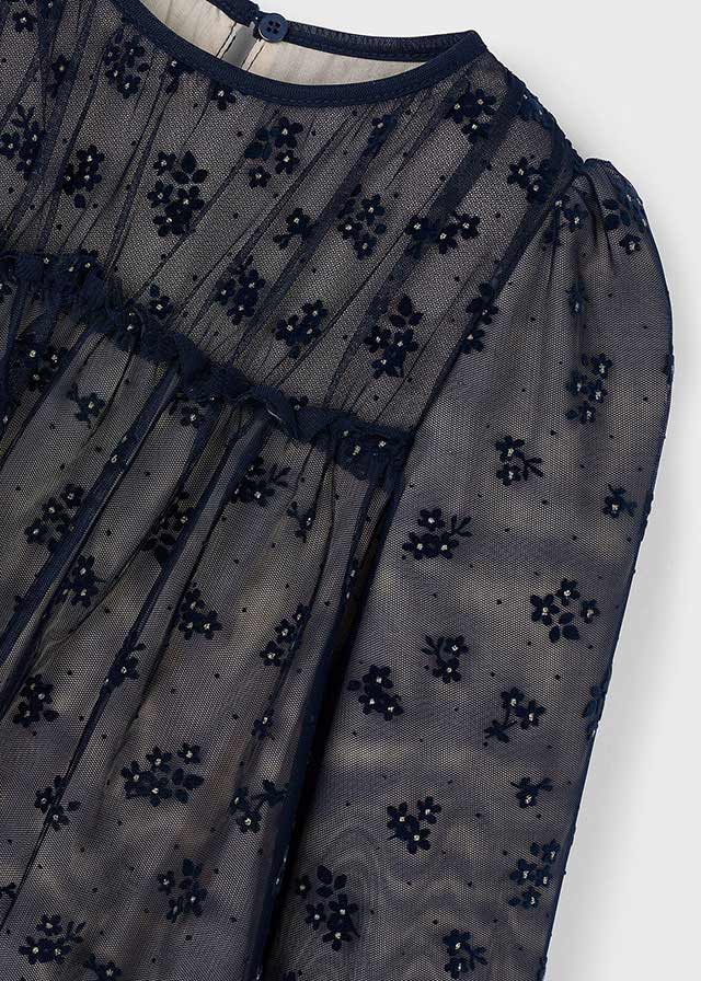 Sukienka tiul fantazja - Granatowy