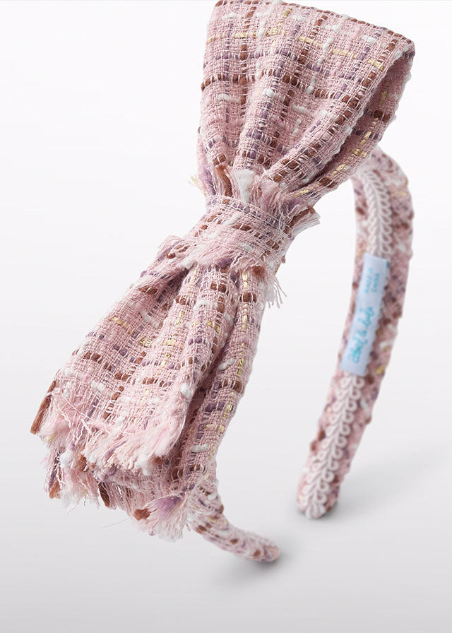 Opaska tweed - Płat.kwiat