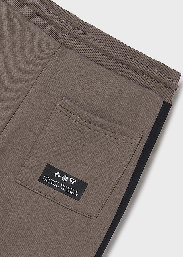 Spodnie z kontrastowym motywe - Sludge