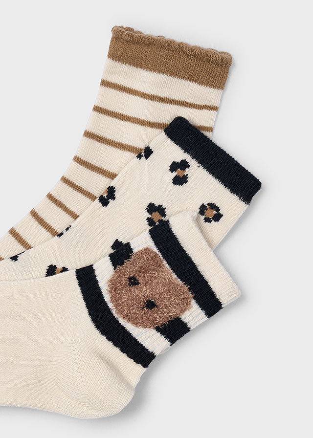 Komplet 3 pary skarpetek - Black