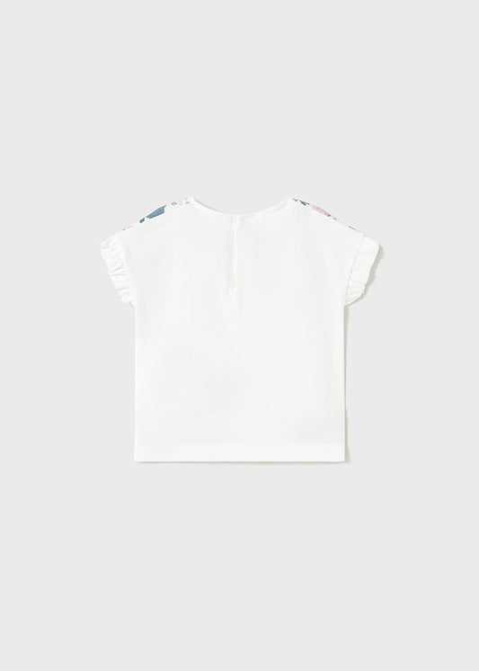 Koszulka krótki rękaw grafika - Biały