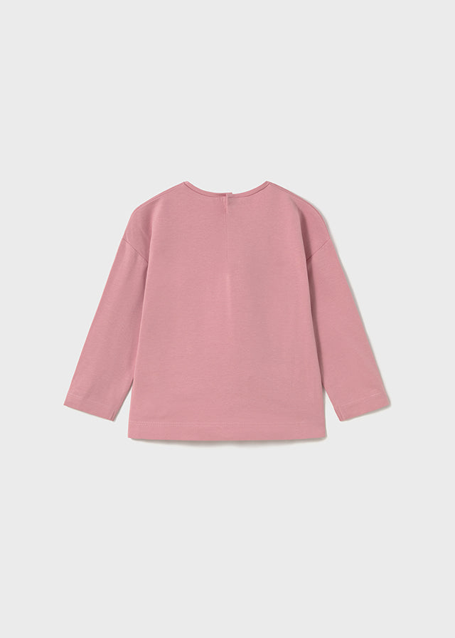 Koszulka długi rękaw - Różowy