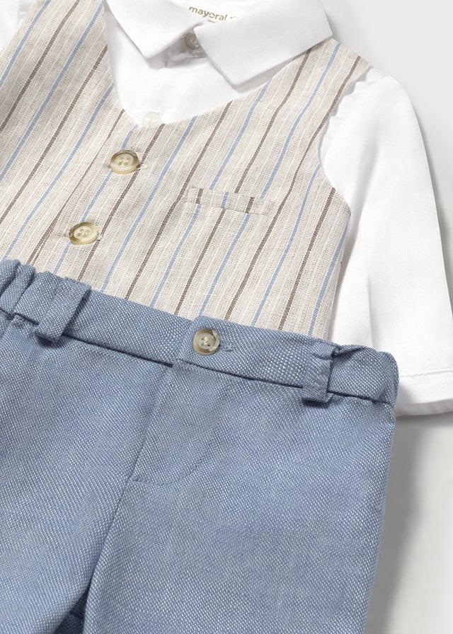 Komplet z kamizelką