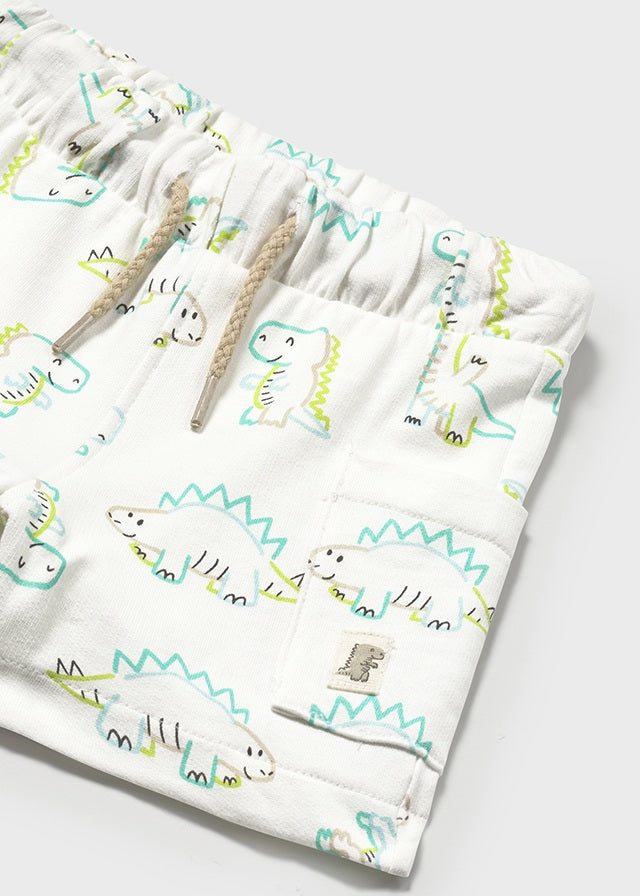 Bermudy dzianina mix - Dinosaur