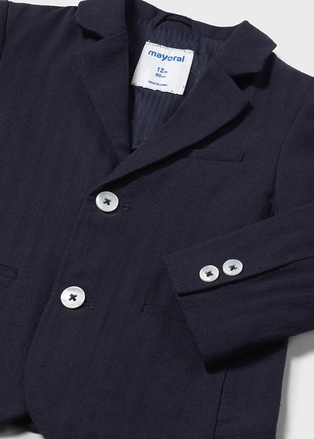 Marynarka elegancka - Granatowy