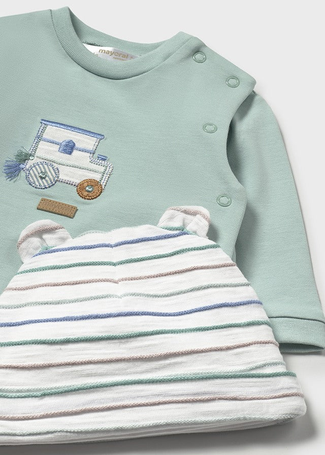 Komplet Półśpioszki/czapeczka - Nefryt