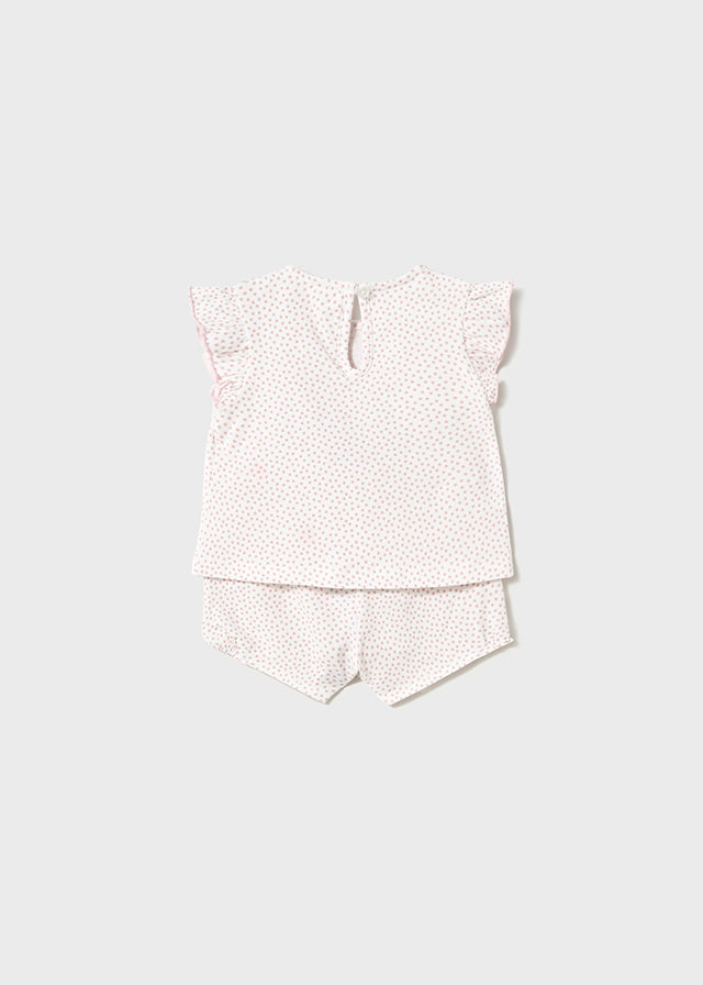 Komplet dzianina 4-cz. - Róż.baby