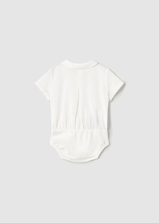 Body łączone krótki rękaw - Naturalny
