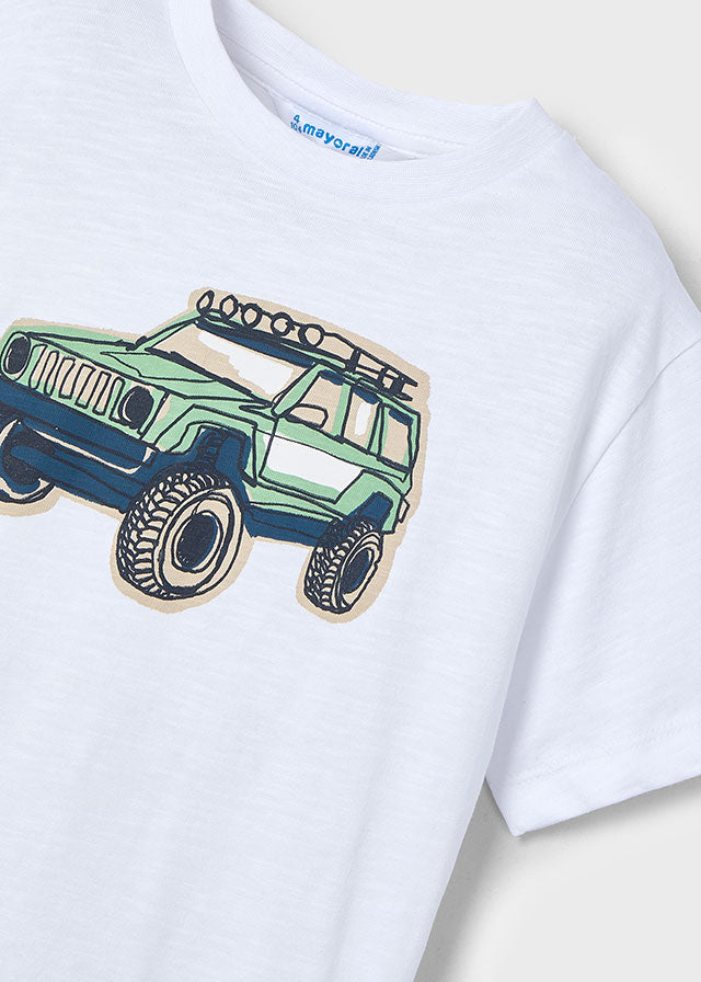 Koszulka krótki rękaw flame - Biały