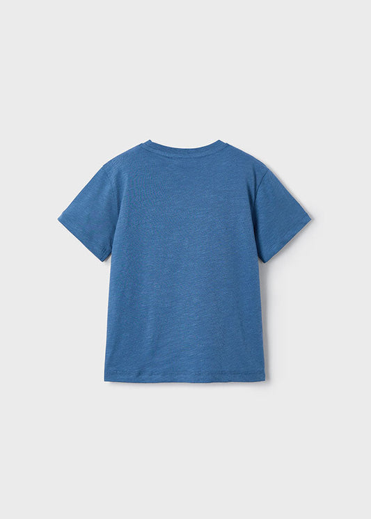 Koszulka krótki rękaw flame - Niebieski